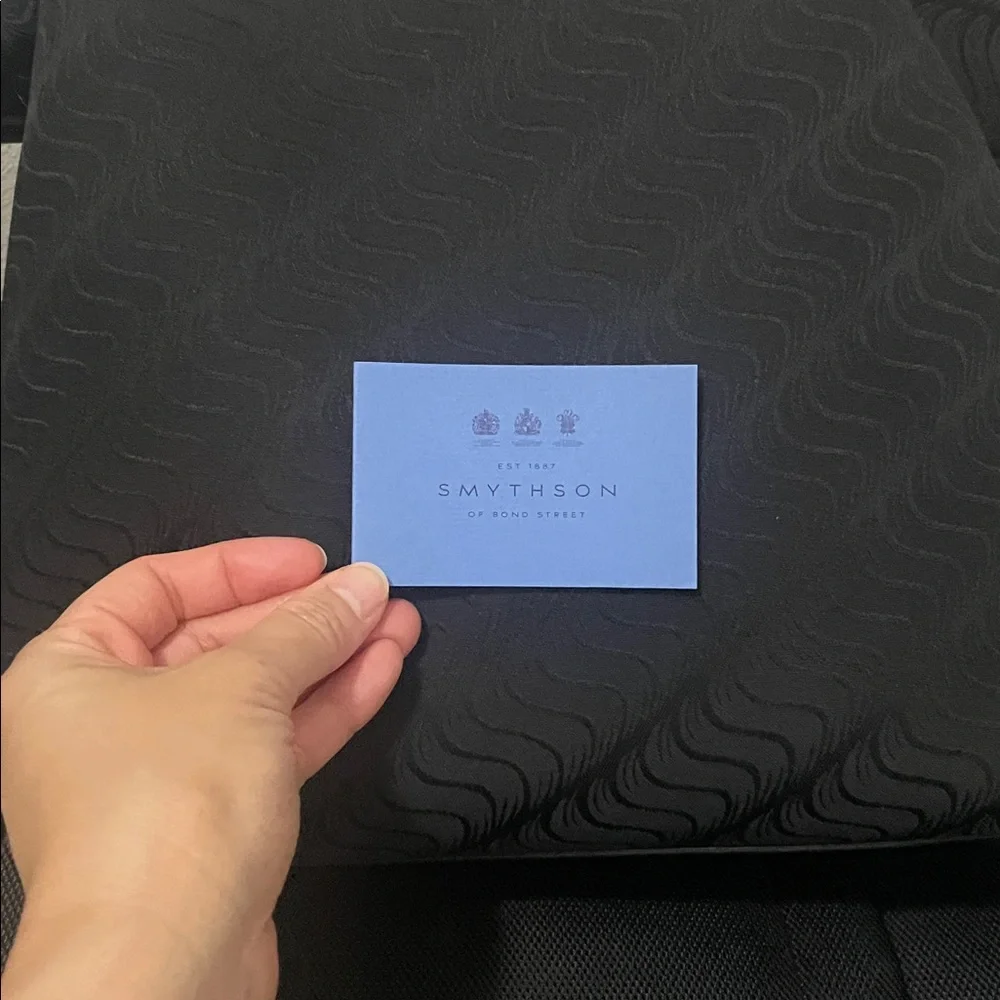 Smythson Black Travel Backpack - Sleek Everyday Bag